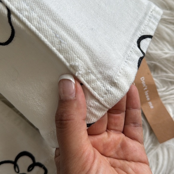 Reformation " Julianna Zip Mid Rise Straight Leg Jeans" Size 30 - Picture 15 of 15